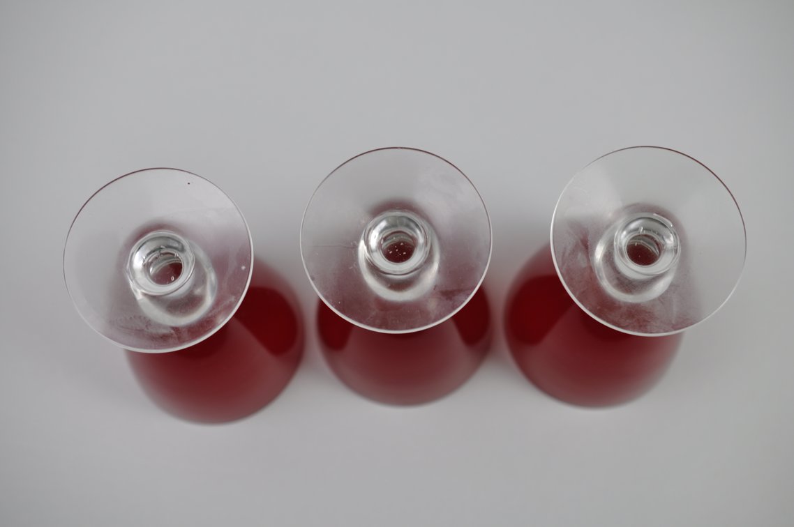 Radiant Ruby Morgantown Goblet/Coupe Collection, photo 10 of 28