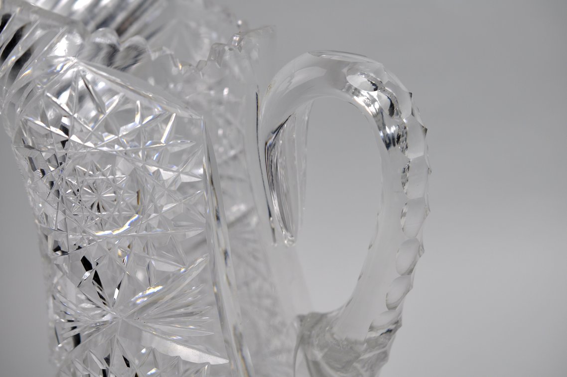 Crystal Hand-Cut Pitcher