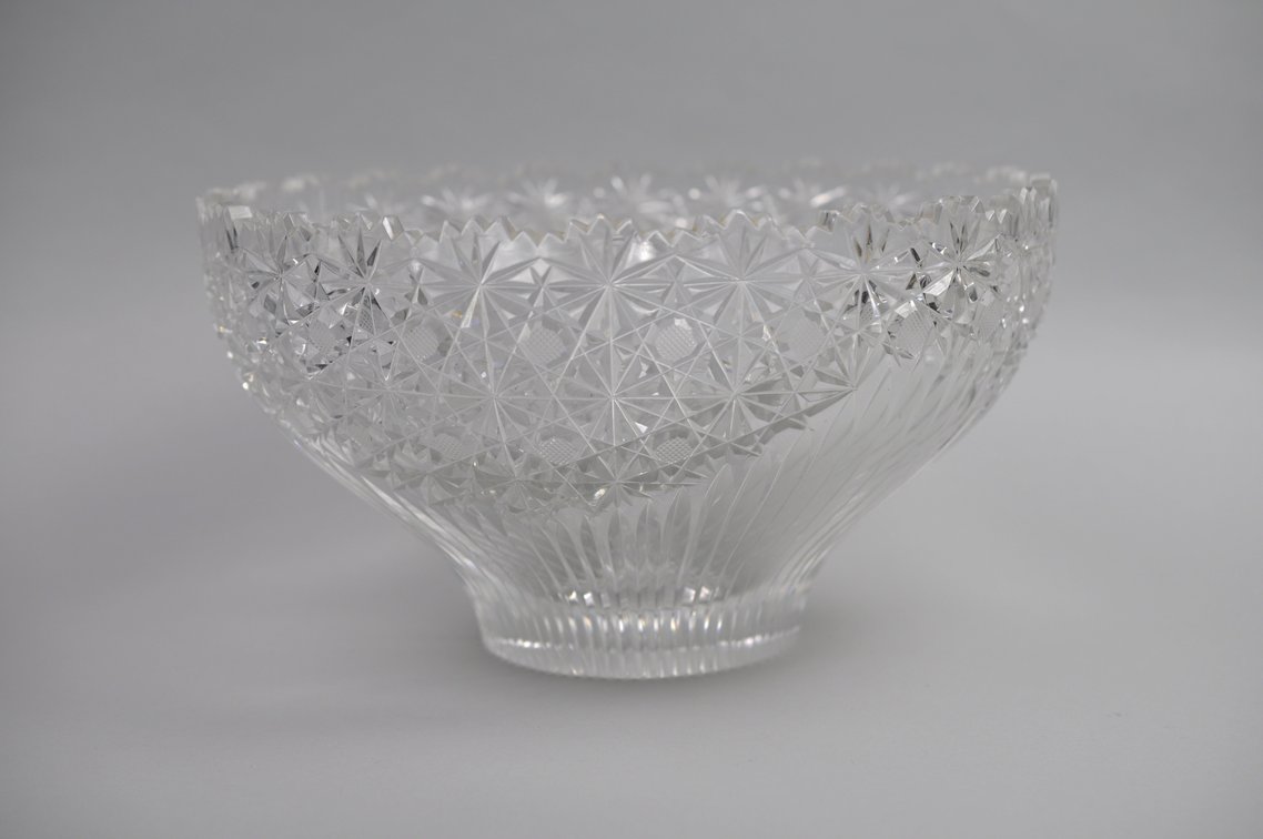 Crystal Hobstar Motif Bowl