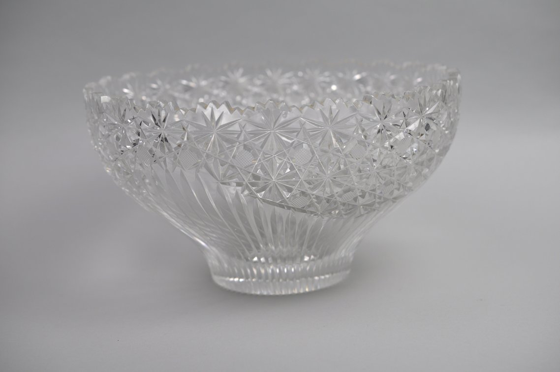 Crystal Hobstar Motif Bowl