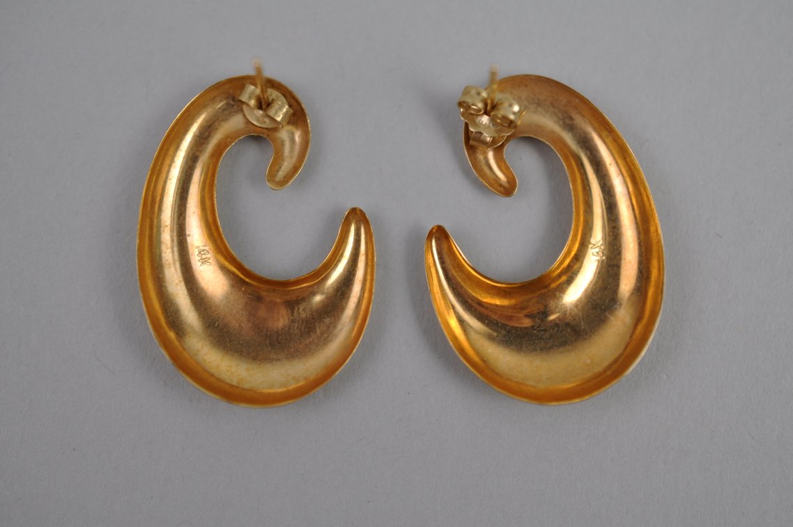 14k Gold Earrings, photo 4 of 8