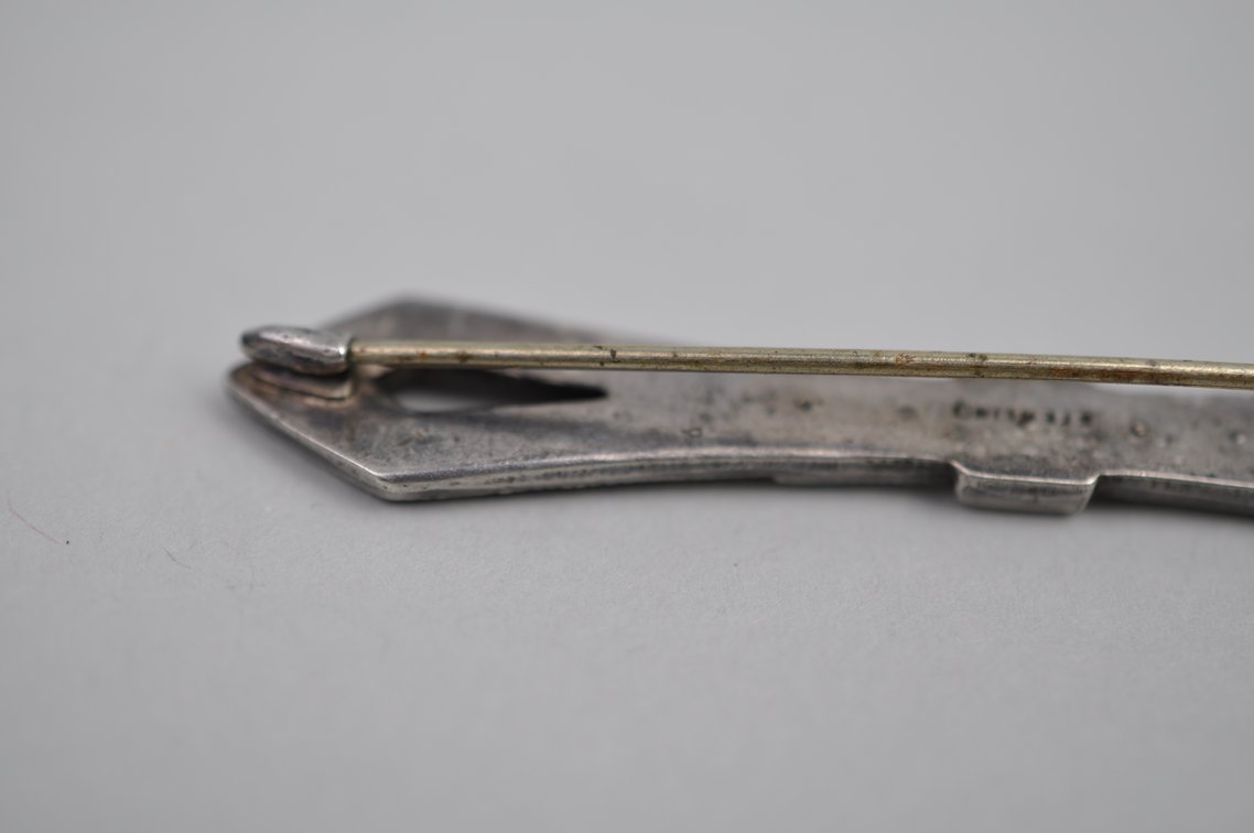 Sterling Silver Art Deco Brooch