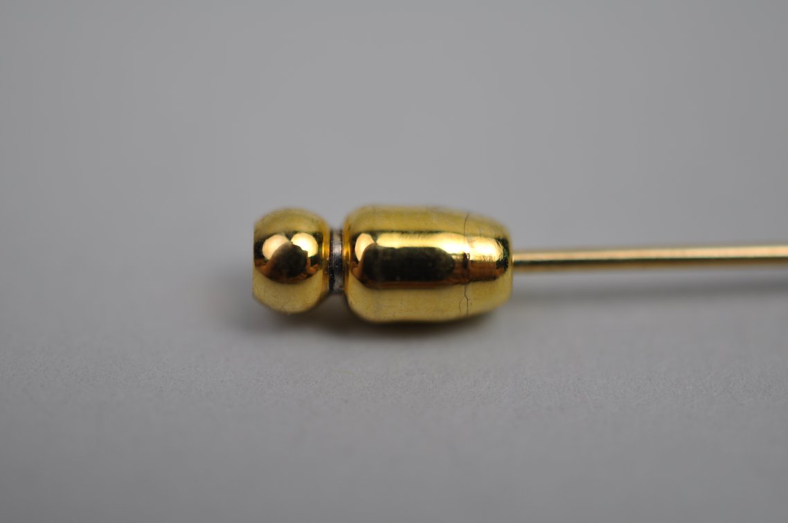 14K Gold Rose Pin, photo 4 of 9