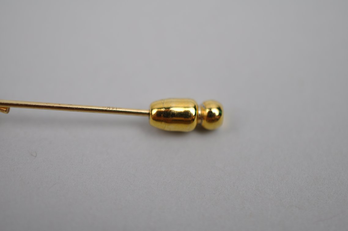 14K Gold Rose Pin, photo 7 of 9