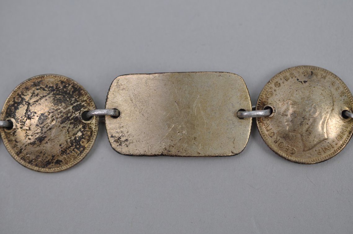 Sterling Silver Australian Pence Trench Art, photo 12 of 13
