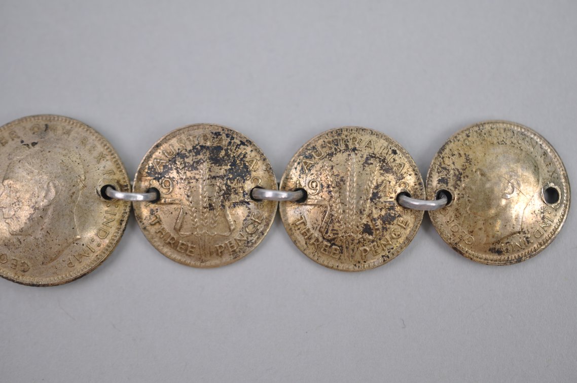 Sterling Silver Australian Pence Trench Art, photo 13 of 13