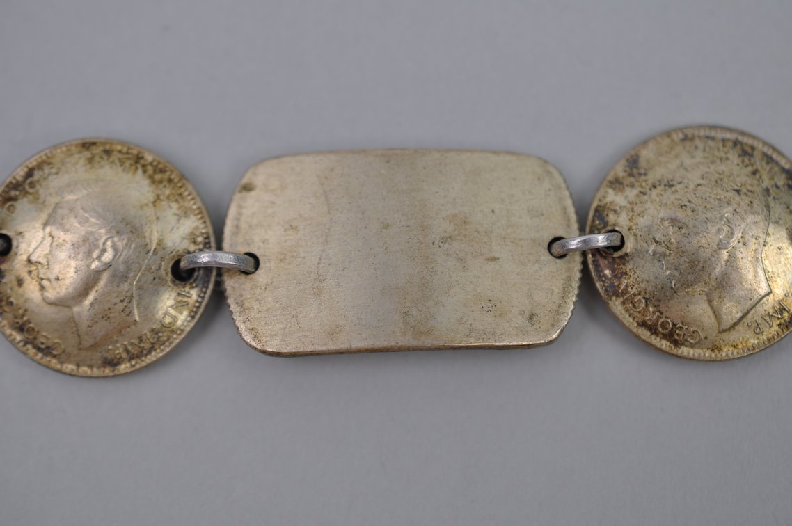 Sterling Silver Australian Pence Trench Art