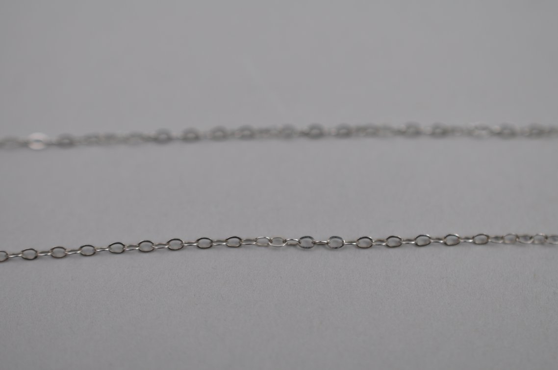 10K White Gold Necklace Charm