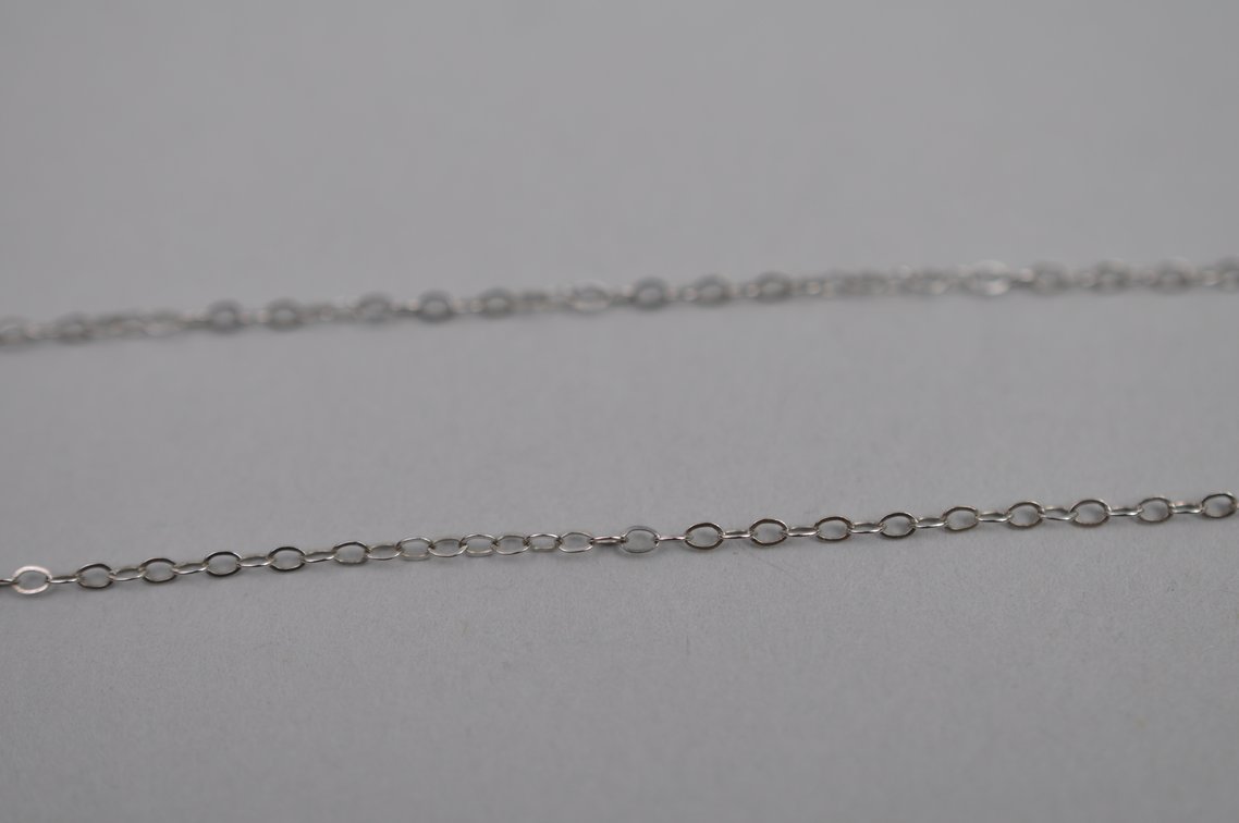 10K White Gold Necklace Charm