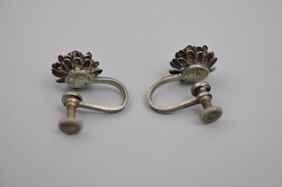 Sterling Silver Mexico Bracelet Earrings, photo 14 of 19