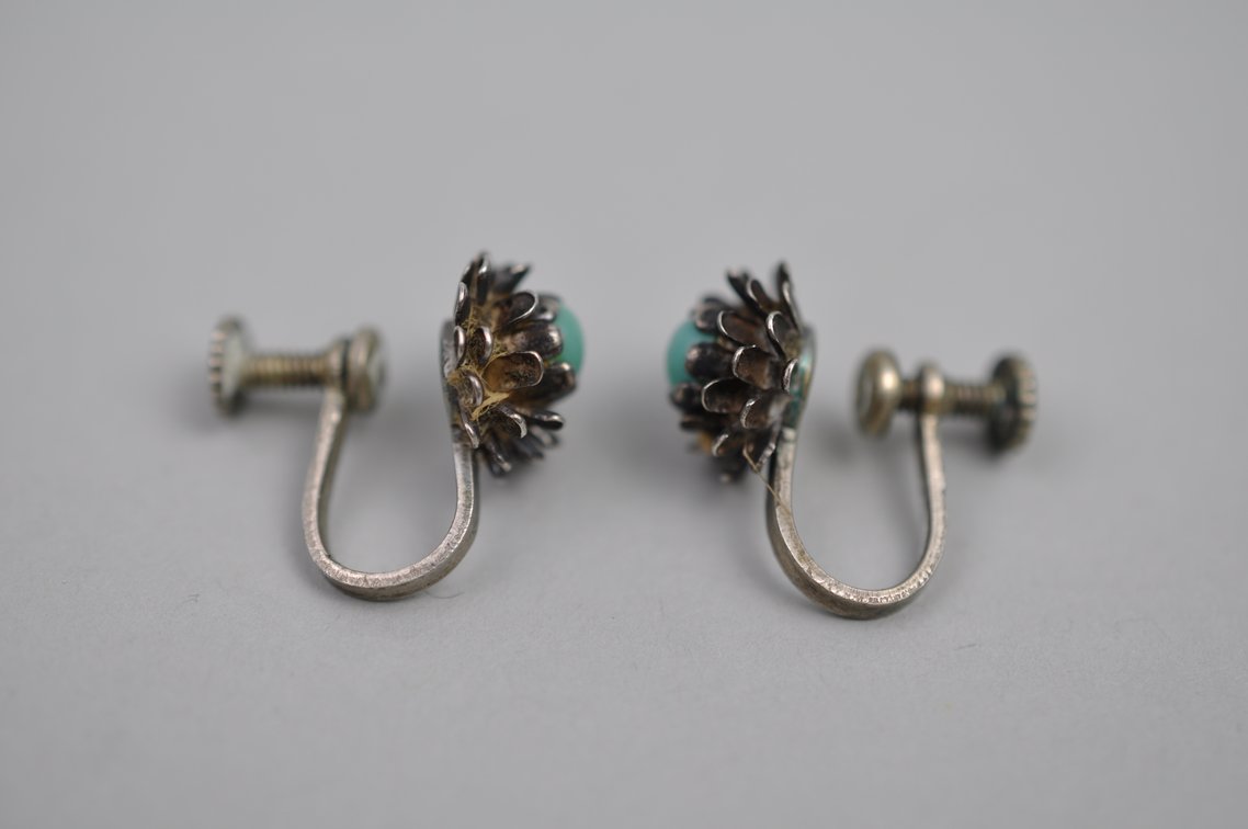 Sterling Silver Mexico Bracelet Earrings, photo 15 of 19