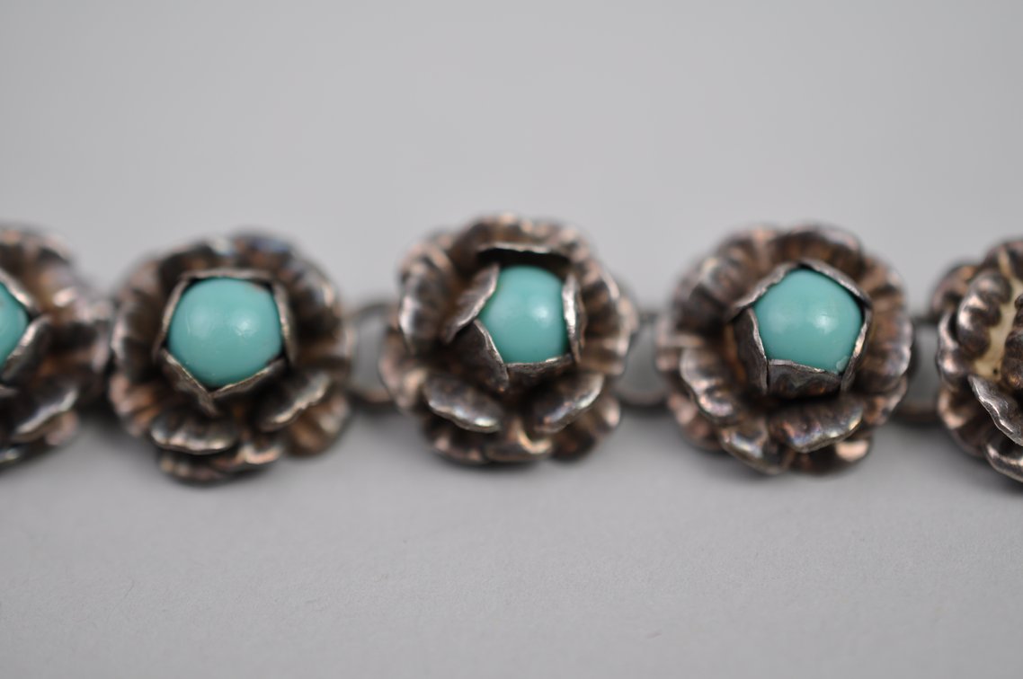 Sterling Silver Mexico Bracelet Earrings