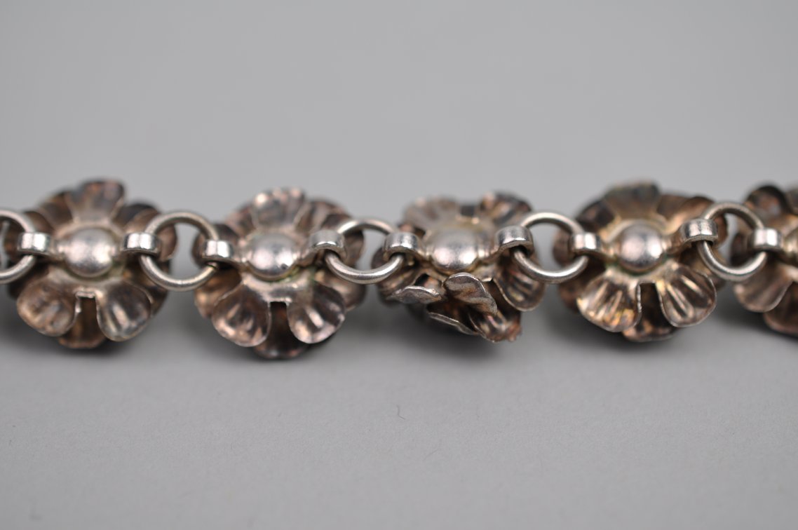 Sterling Silver Mexico Bracelet Earrings, photo 10 of 19