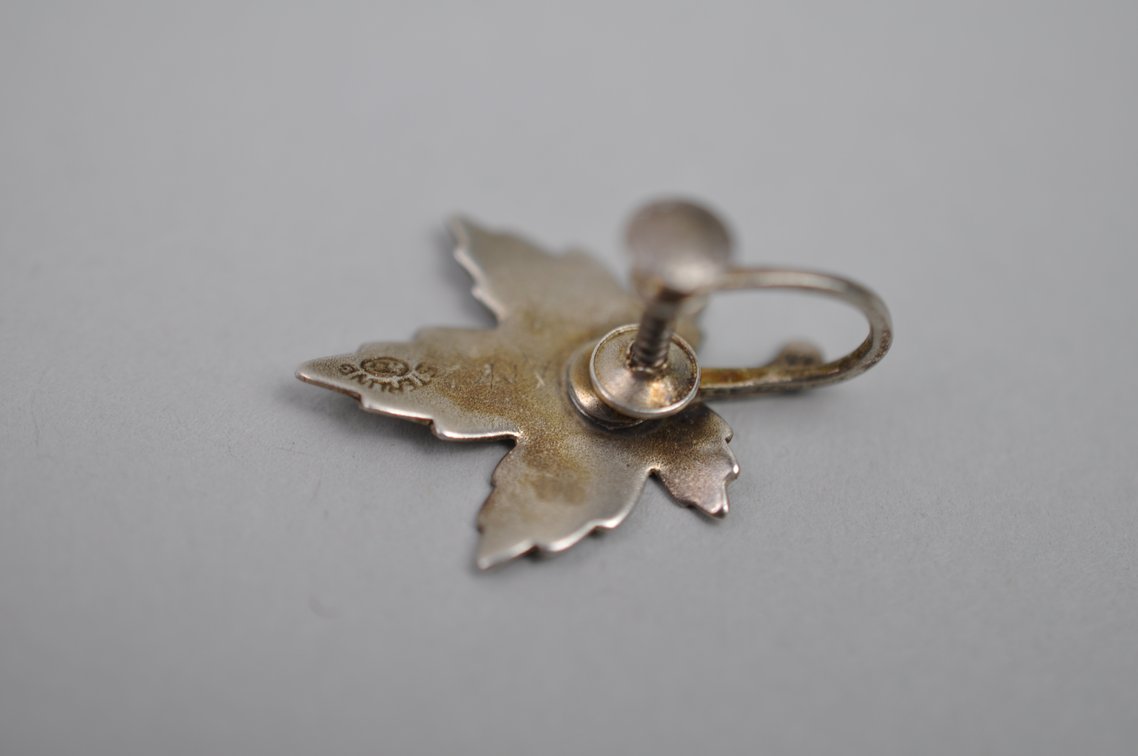 Sterling Silver Brooch and Earrings