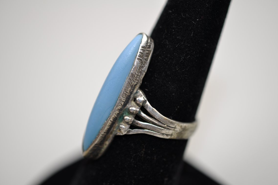 Silver Southwestern Turquoise Ring