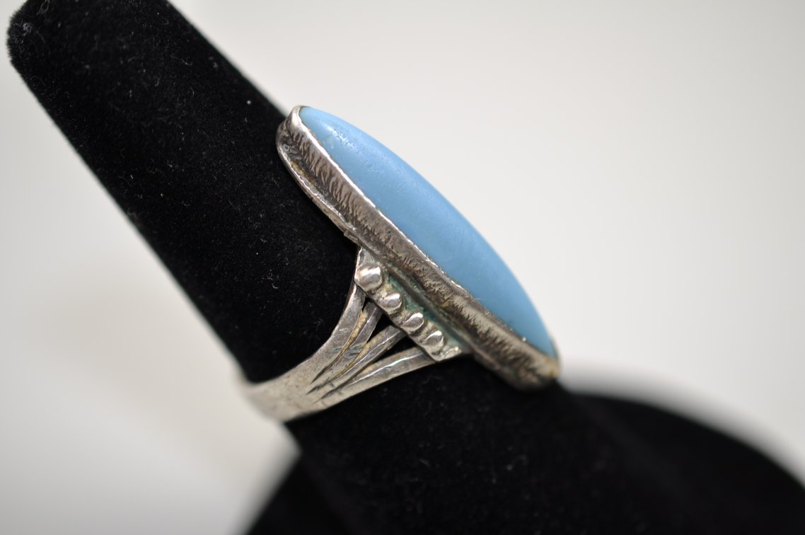 Silver Southwestern Turquoise Ring