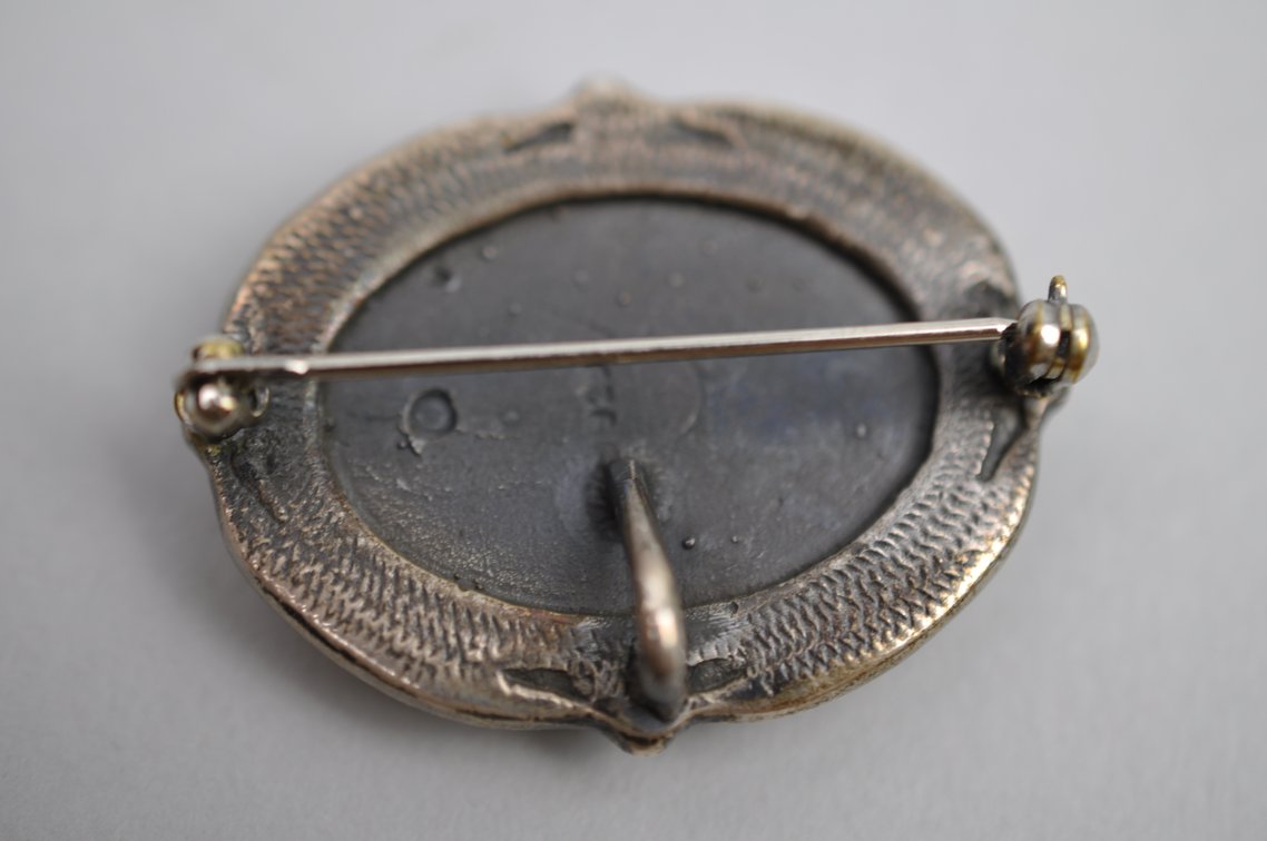 Sterling Silver Mother-of-Pearl Brooch & Earrings