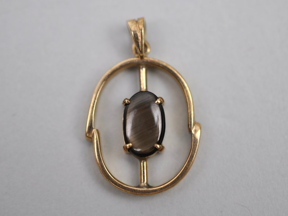 14k Gold Black Star Sapphire Jewelry Set, photo 18 of 21