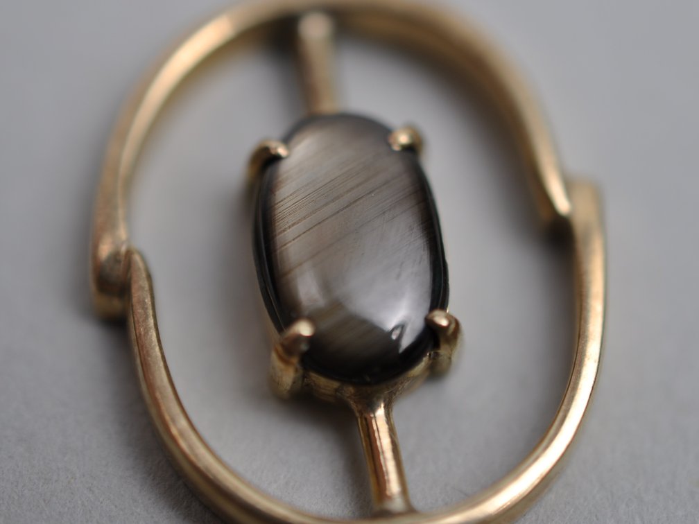14k Gold Black Star Sapphire Jewelry Set, photo 19 of 21
