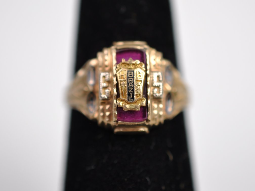 10K Gold Ruby Ring