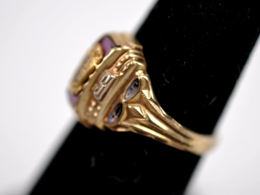 10K Gold Ruby Ring