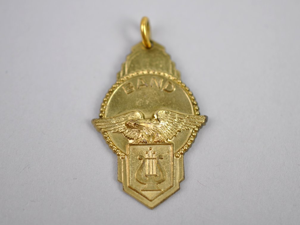 Jostens 14K Gold Eagle Pendant "BAND"
