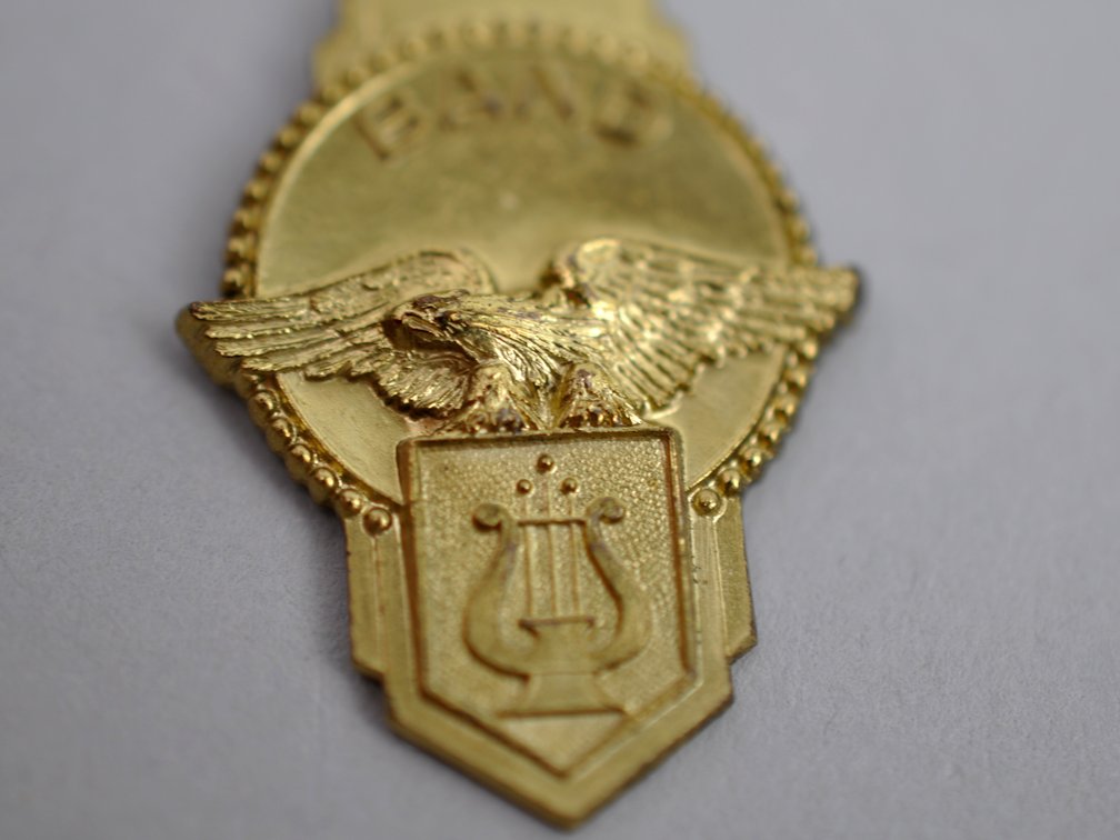 Jostens 14K Gold Eagle Pendant "BAND"