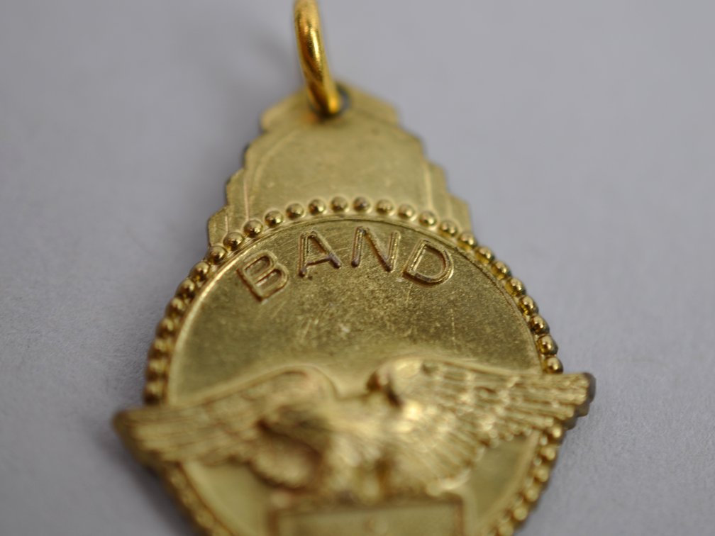 Jostens 14K Gold Eagle Pendant "BAND"