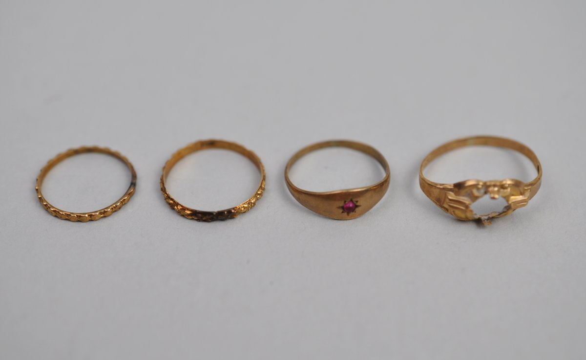 10K Gold Baby Rings