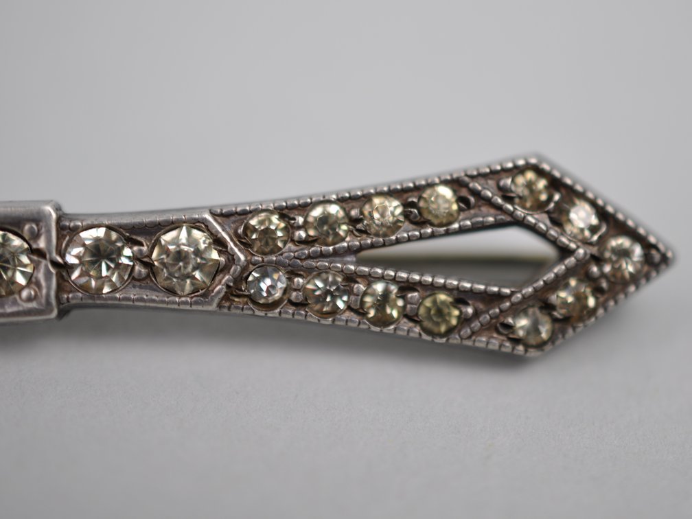 Sterling Silver Art Deco Brooch