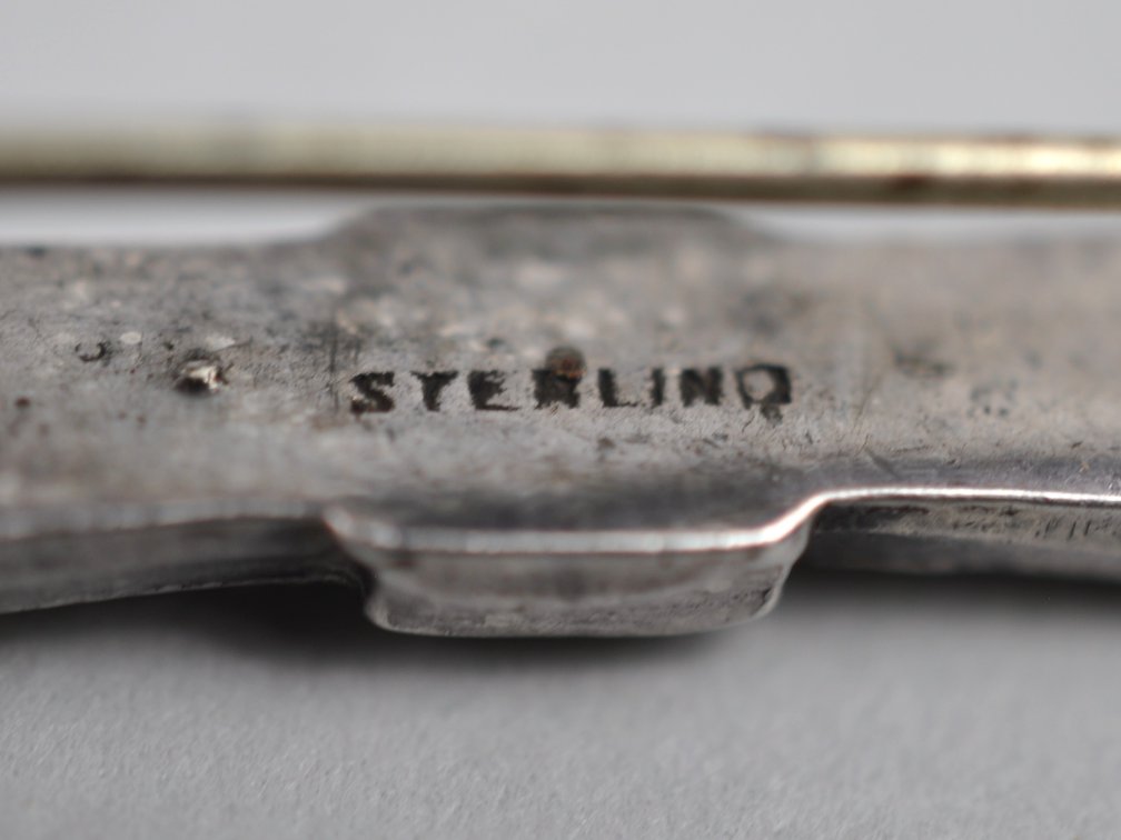 Sterling Silver Art Deco Brooch, photo 9 of 9