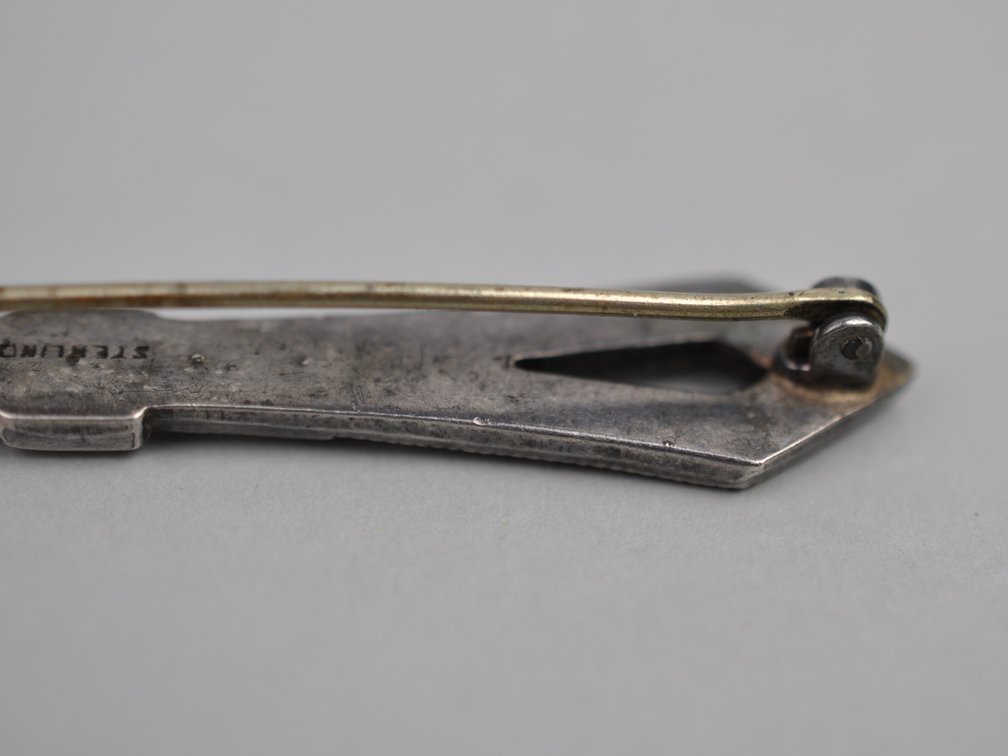 Sterling Silver Art Deco Brooch