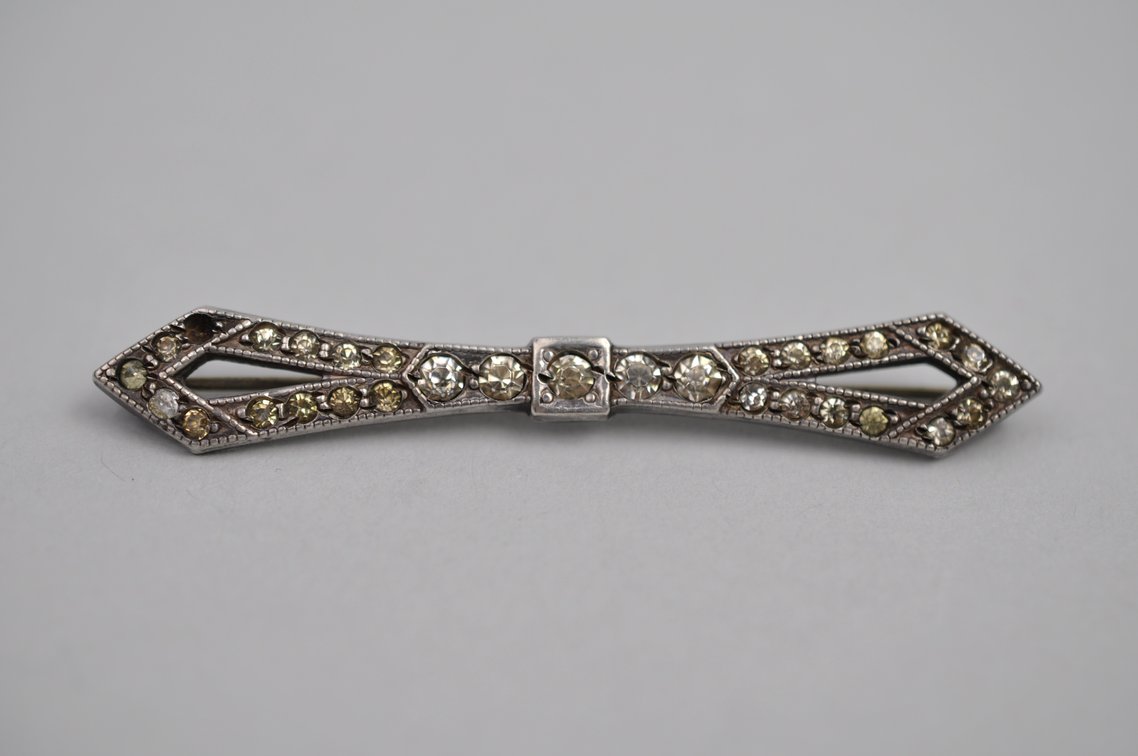 Sterling Silver Art Deco Brooch