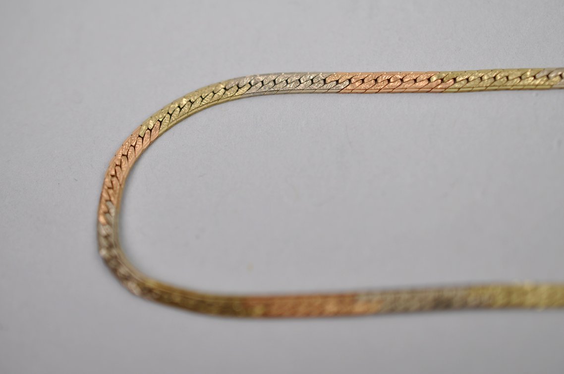 14K Gold Pins Chain Piece, photo 2 of 11