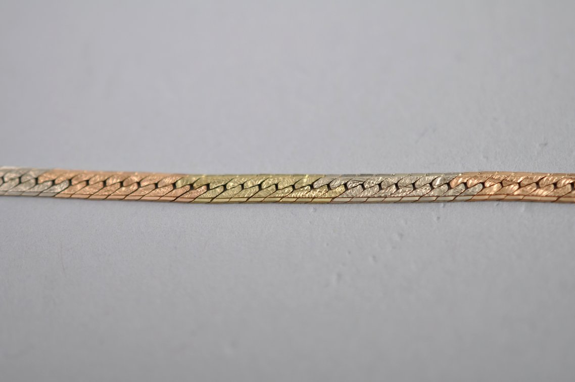 14K Gold Pins Chain Piece, photo 3 of 11