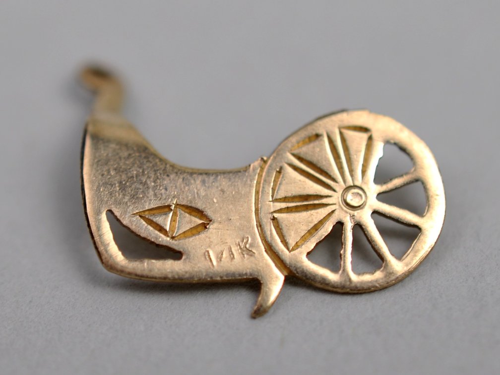 14K Gold Pins Chain Piece, photo 11 of 11