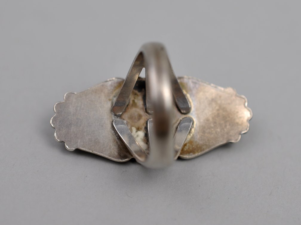 Silver Southwestern Turquoise Ring Bracelet