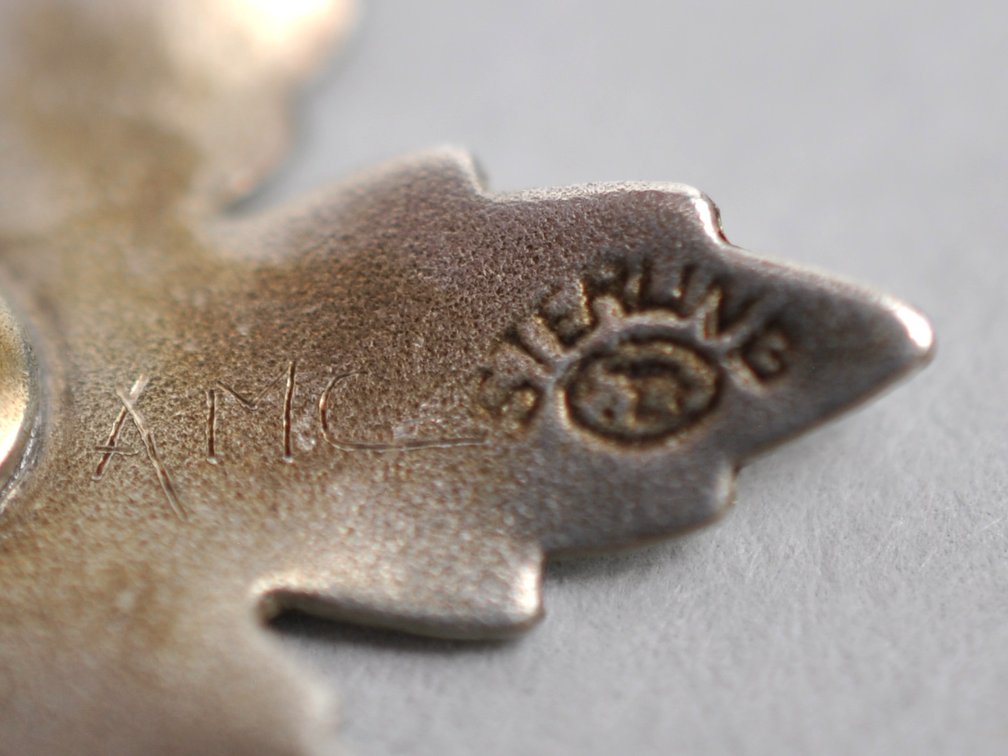 Sterling Silver Brooch and Earrings