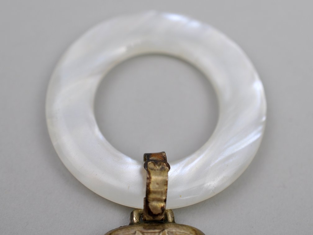 Sterling Silver Bracelet Baby Rattle