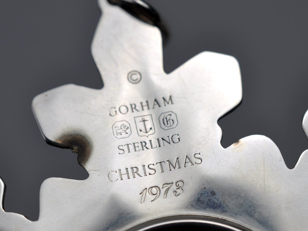 Gorham Sterling Silver 1973 Snowflake