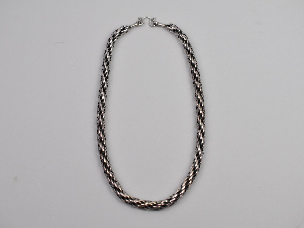 Silver Balinese Foxtail Necklace