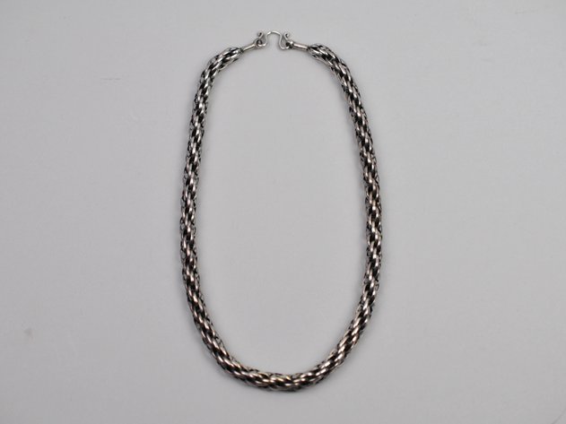 Silver Balinese Foxtail Necklace