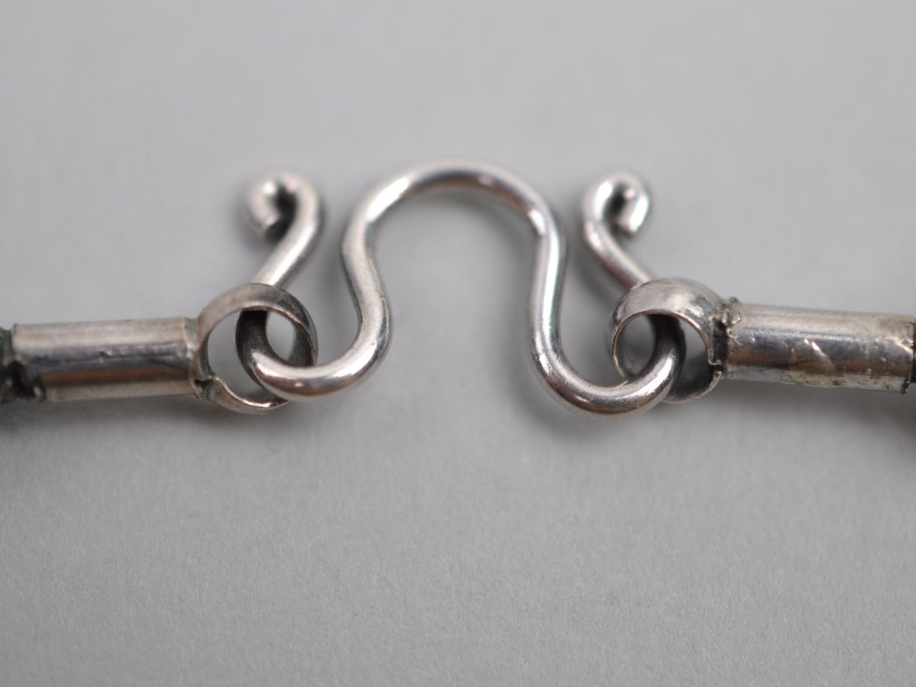 Silver Balinese Foxtail Necklace