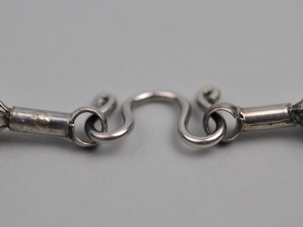 Silver Balinese Foxtail Necklace
