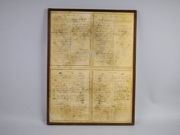 19th Century Family Bible Record Pages