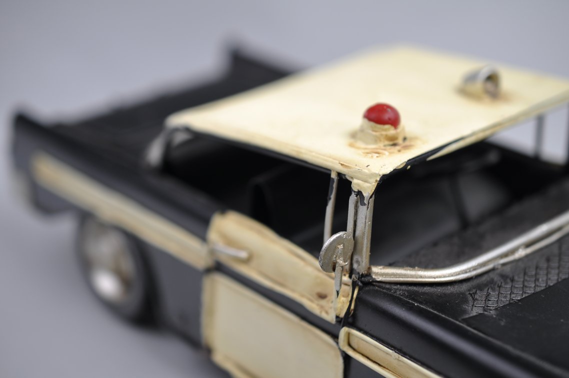 Handmade 1956 Style Police Car, photo 12 of 12