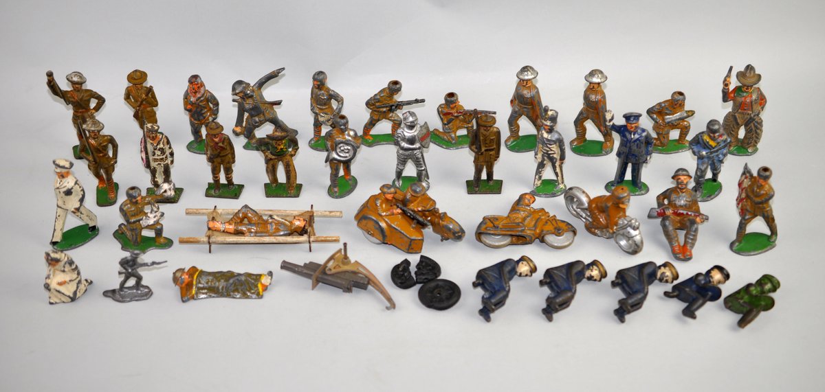 Metal Interwar/ Early WWII Dimestore Figures