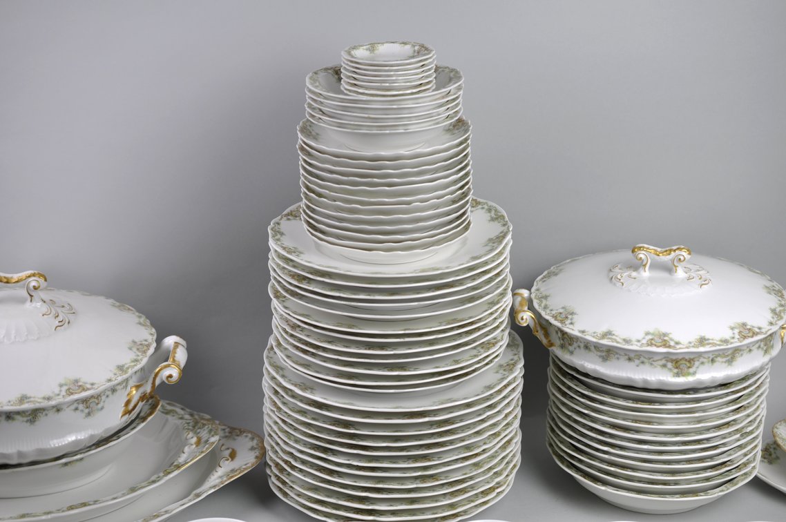 78 Piece Theodore Haviland China Collection