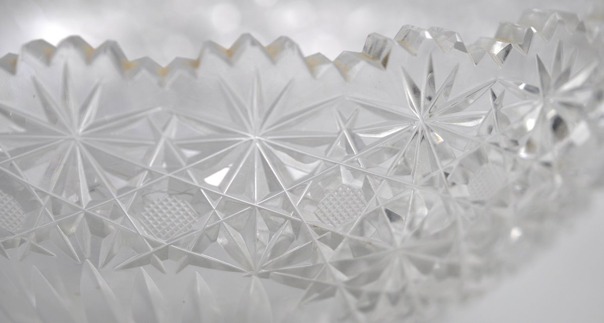 Crystal Hobstar Motif Bowl