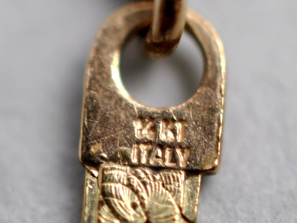 14K Gold Pins Chain Piece, photo 7 of 11